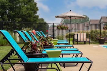Sundeck & grassy lounge area